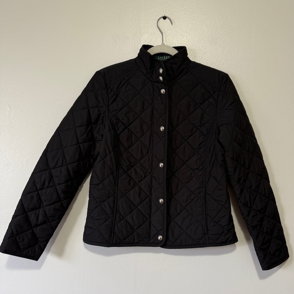 Lauren Ralph Lauren Jackets & Blazers - Lauren Ralph Lauren  Women's Black Petite Spring Jacket.Size Petite Medium.
